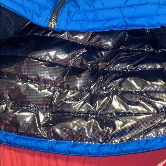 Columbia White Out II Omni Heat Light Blue Insulated Puffer Jacket - Picture 4 of 8